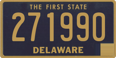 DE license plate 271990
