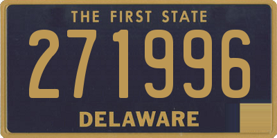 DE license plate 271996