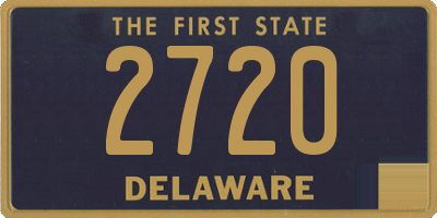 DE license plate 2720