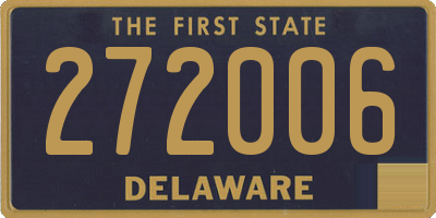 DE license plate 272006