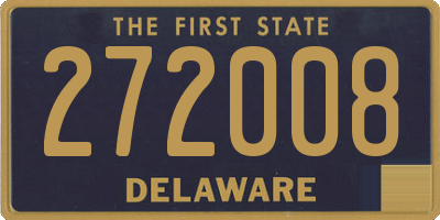 DE license plate 272008