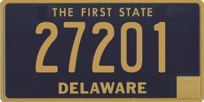 DE license plate 27201