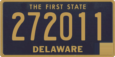 DE license plate 272011