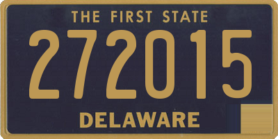 DE license plate 272015