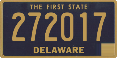 DE license plate 272017