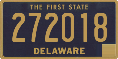 DE license plate 272018