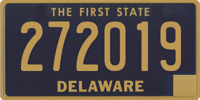 DE license plate 272019