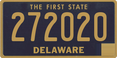DE license plate 272020
