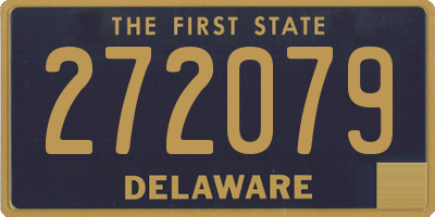 DE license plate 272079