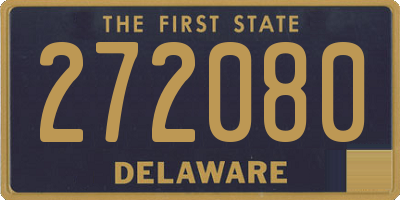 DE license plate 272080