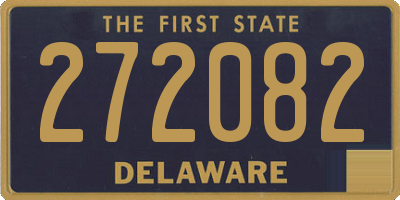 DE license plate 272082