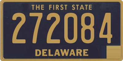 DE license plate 272084