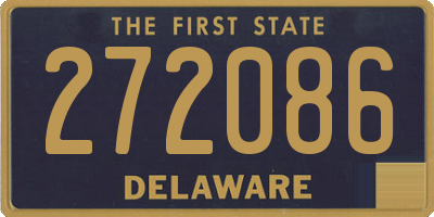DE license plate 272086