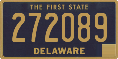 DE license plate 272089