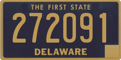 DE license plate 272091