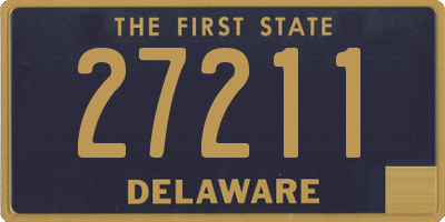 DE license plate 27211