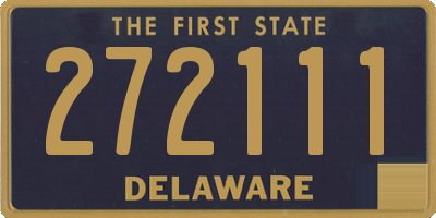 DE license plate 272111