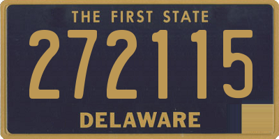 DE license plate 272115