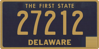 DE license plate 27212