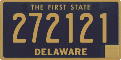 DE license plate 272121