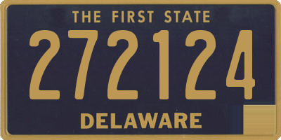 DE license plate 272124