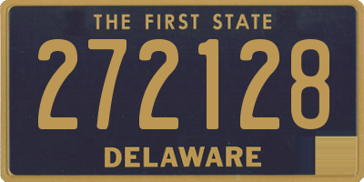 DE license plate 272128