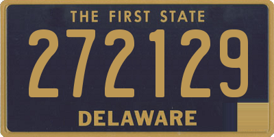 DE license plate 272129