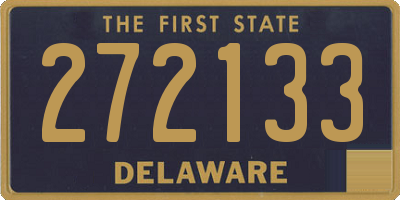 DE license plate 272133