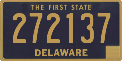 DE license plate 272137