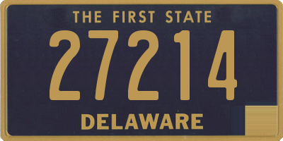DE license plate 27214