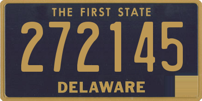 DE license plate 272145
