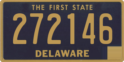 DE license plate 272146