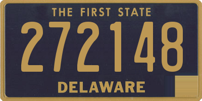 DE license plate 272148