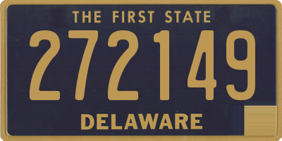 DE license plate 272149