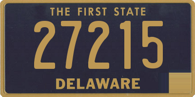 DE license plate 27215