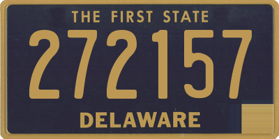 DE license plate 272157
