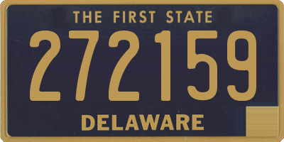 DE license plate 272159