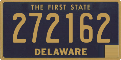DE license plate 272162