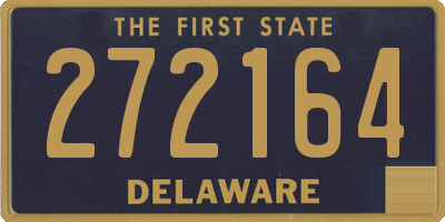 DE license plate 272164