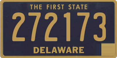DE license plate 272173