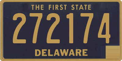 DE license plate 272174