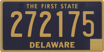 DE license plate 272175