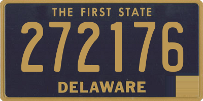 DE license plate 272176