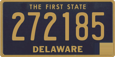 DE license plate 272185