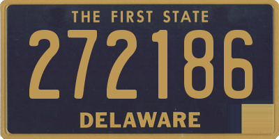 DE license plate 272186