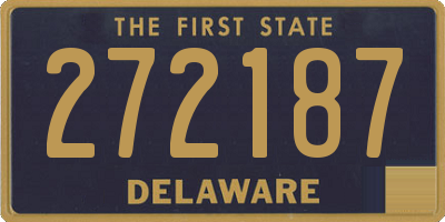 DE license plate 272187