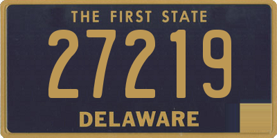 DE license plate 27219