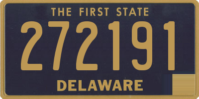 DE license plate 272191