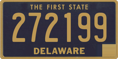 DE license plate 272199