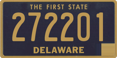 DE license plate 272201